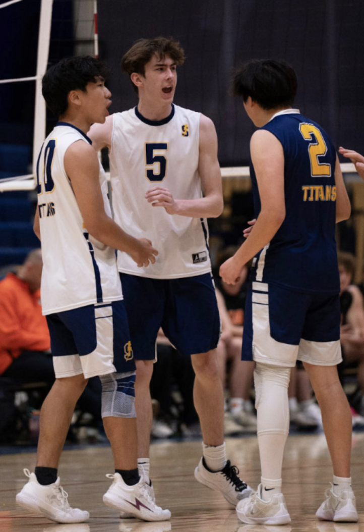 Hammer balances volleyball, fine arts